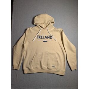 Irish Connexxion Ireland The Emerald Isle Hoodie Beige Mens XXL Pullover